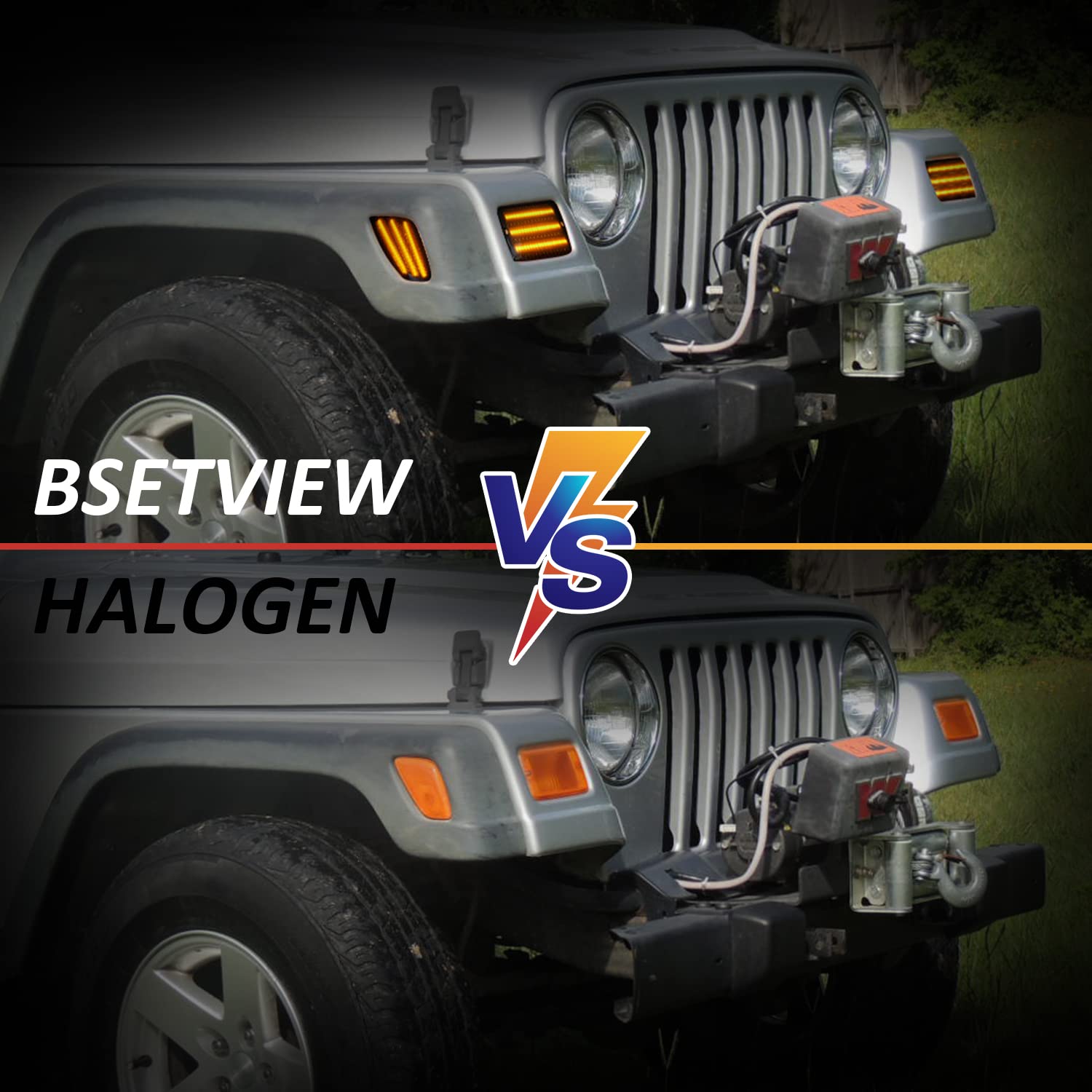 Amazon | Bestview LED シーケンシャル フロント ウインカー ライト